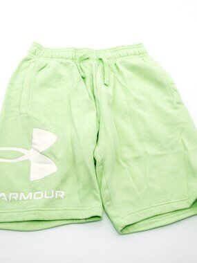 Under Armour Fleece Shorts | Volt Green | Men's MEDIUM